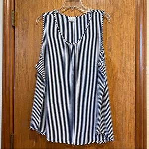 Van Heusen Sleeveless Tank Top, Striped Tank Bose , XXL Shirts, XXL blouse